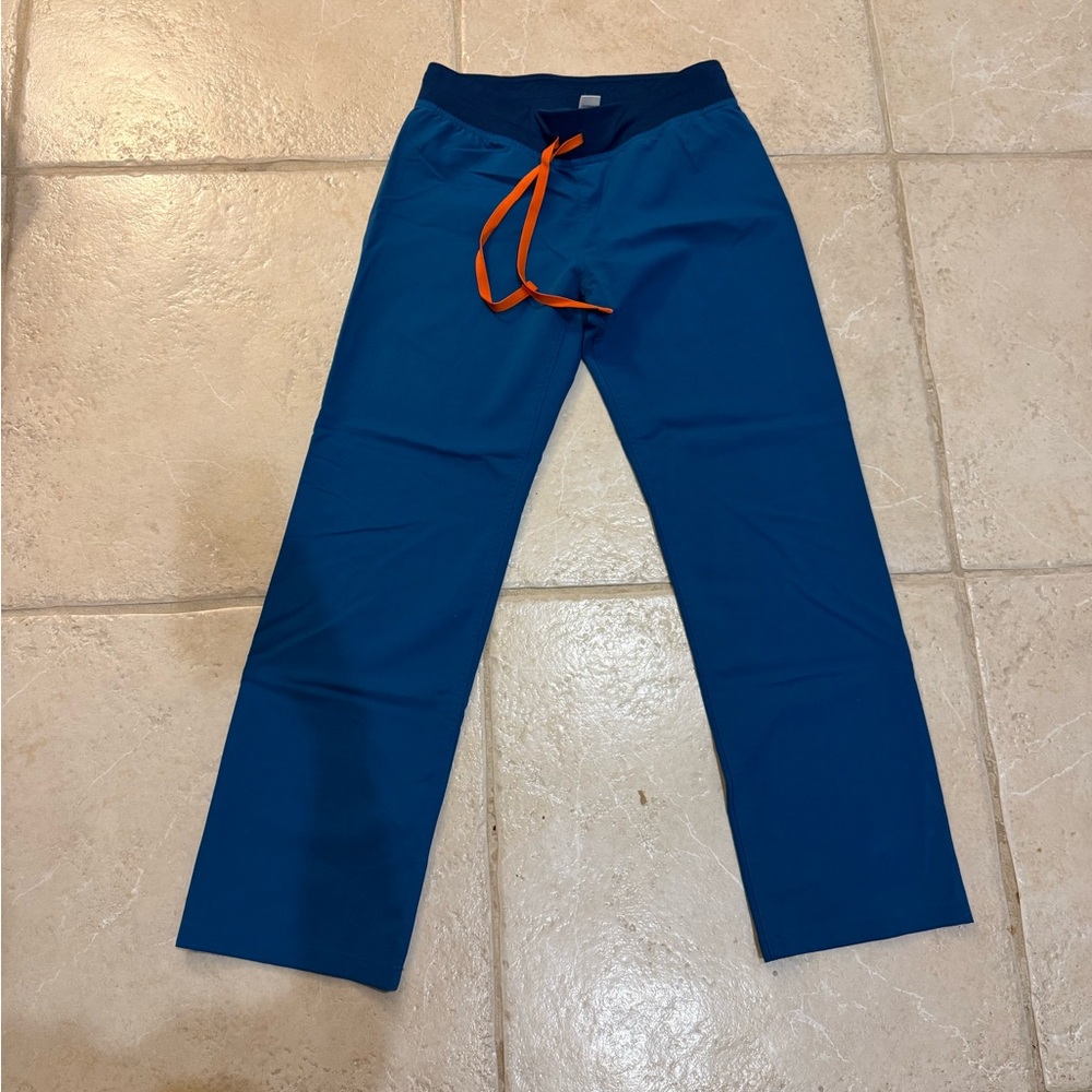 Alps Blue Figs Livingston Women's Scrub Pants XS/P